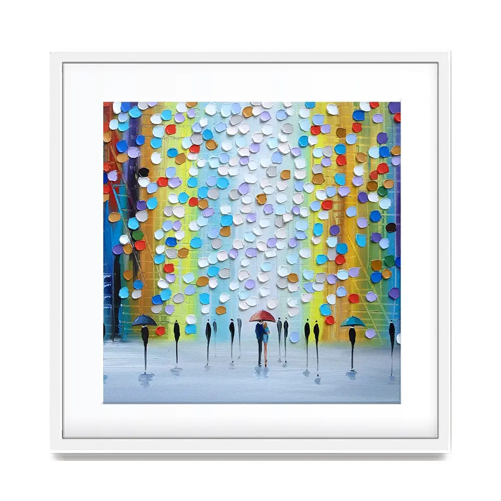 Rainy Fantasy Square Framed Art Print Rainy Fantasy Square Framed Art Print wall art product Ekaterina Ermilkina
