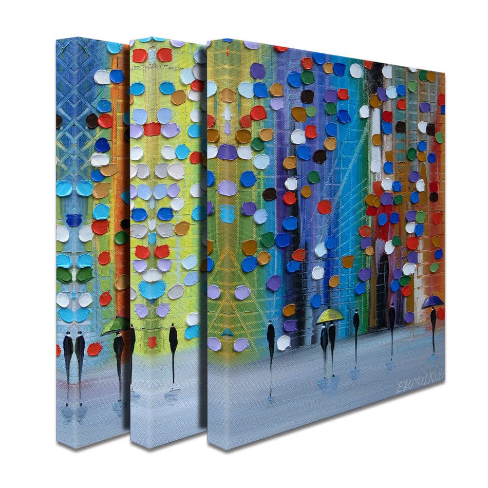 Rainy Fantasy Trio Canvas Print wall art product Ekaterina Ermilkina / Independent