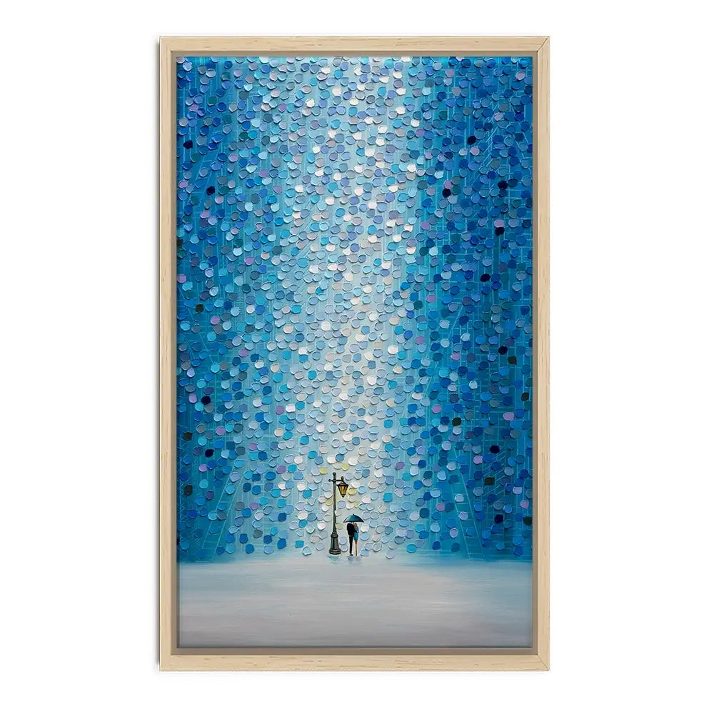 Rainy Streetlight Sonata Canvas Print Rainy Streetlight Sonata Canvas Print wall art product Ekaterina Ermilkina