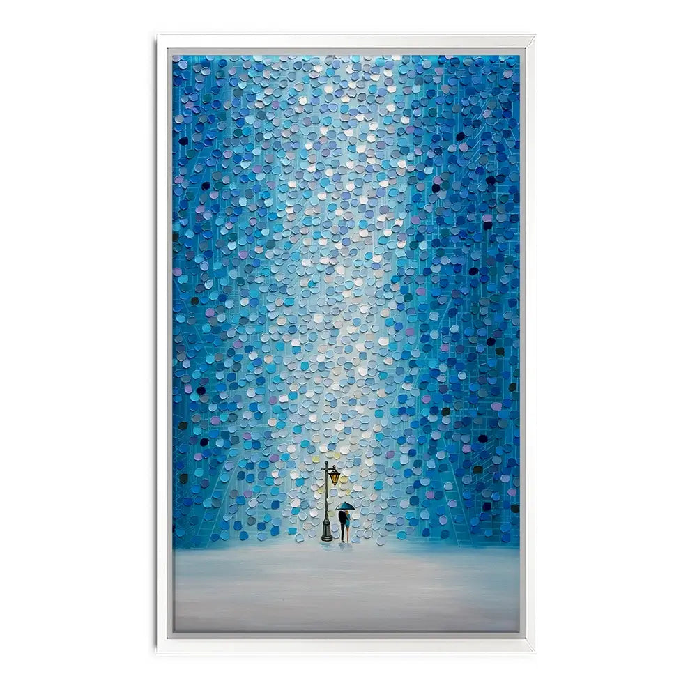 Rainy Streetlight Sonata Canvas Print Rainy Streetlight Sonata Canvas Print wall art product Ekaterina Ermilkina