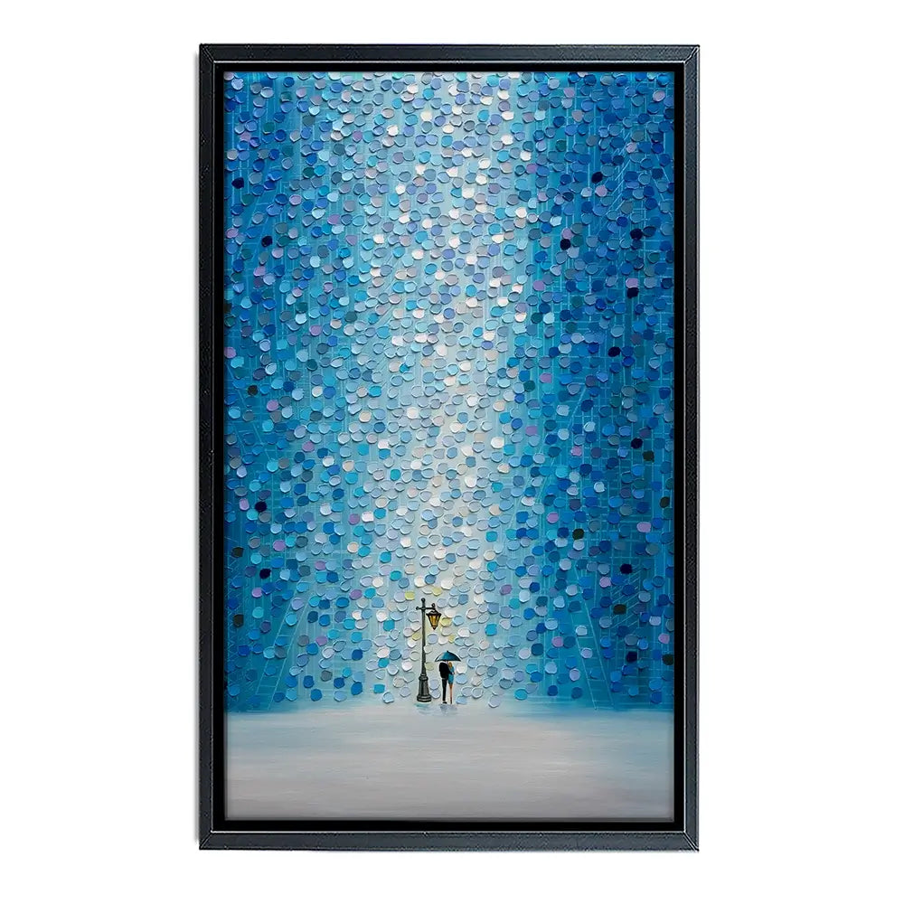 Rainy Streetlight Sonata Canvas Print Rainy Streetlight Sonata Canvas Print wall art product Ekaterina Ermilkina