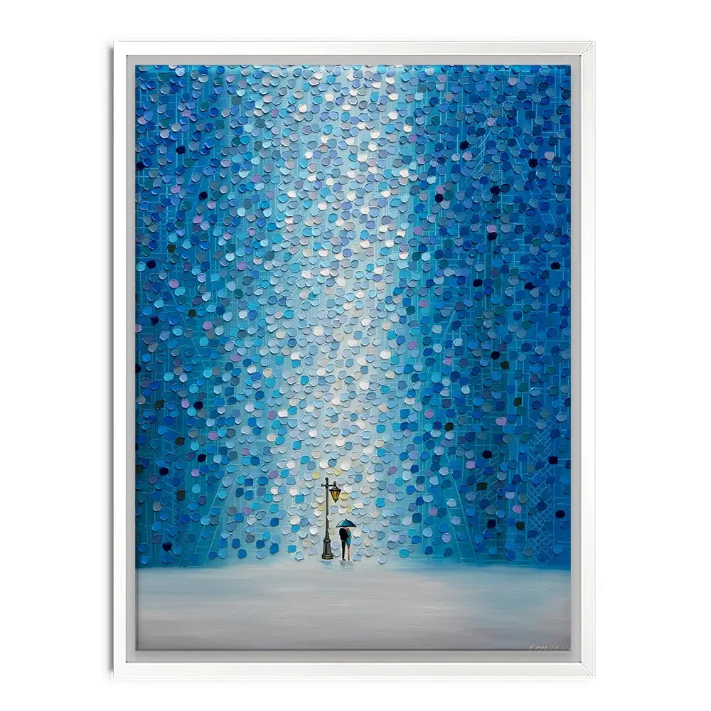 Rainy Streetlight Sonata Canvas Print Rainy Streetlight Sonata Canvas Print wall art product Ekaterina Ermilkina