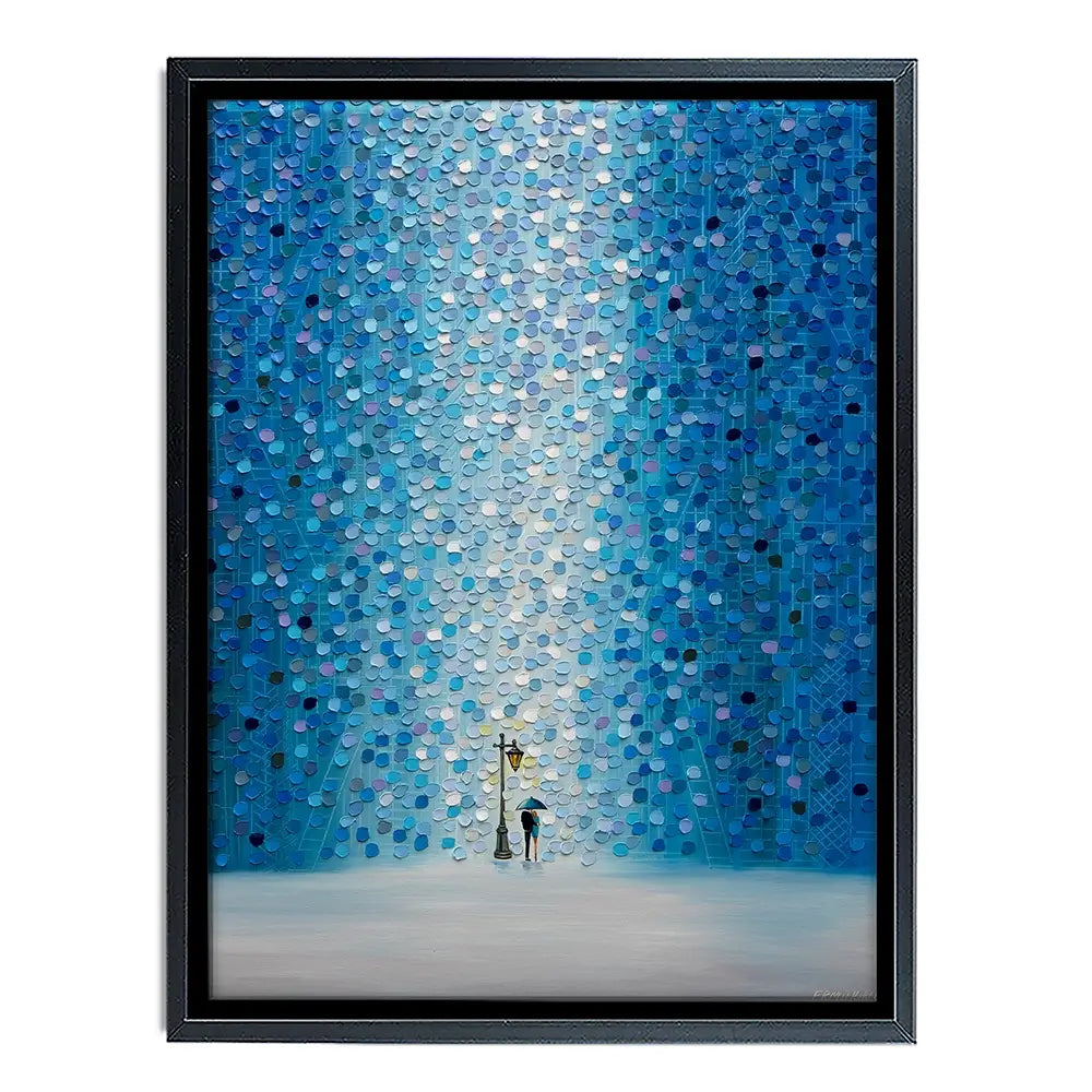 Rainy Streetlight Sonata Canvas Print Rainy Streetlight Sonata Canvas Print wall art product Ekaterina Ermilkina