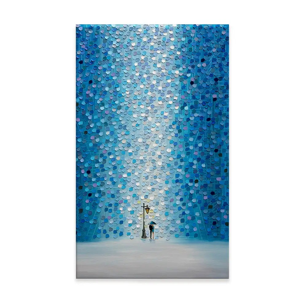 Rainy Streetlight Sonata Canvas Print Rainy Streetlight Sonata Canvas Print wall art product Ekaterina Ermilkina