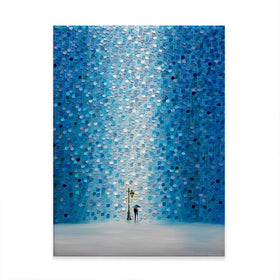 Rainy Streetlight Sonata Canvas Print Rainy Streetlight Sonata Canvas Print wall art product Ekaterina Ermilkina