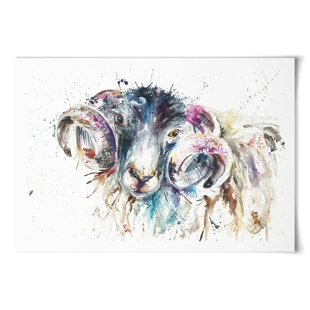 Ram Art Print Ram Art Print wall art product Nicola Jane Rowles