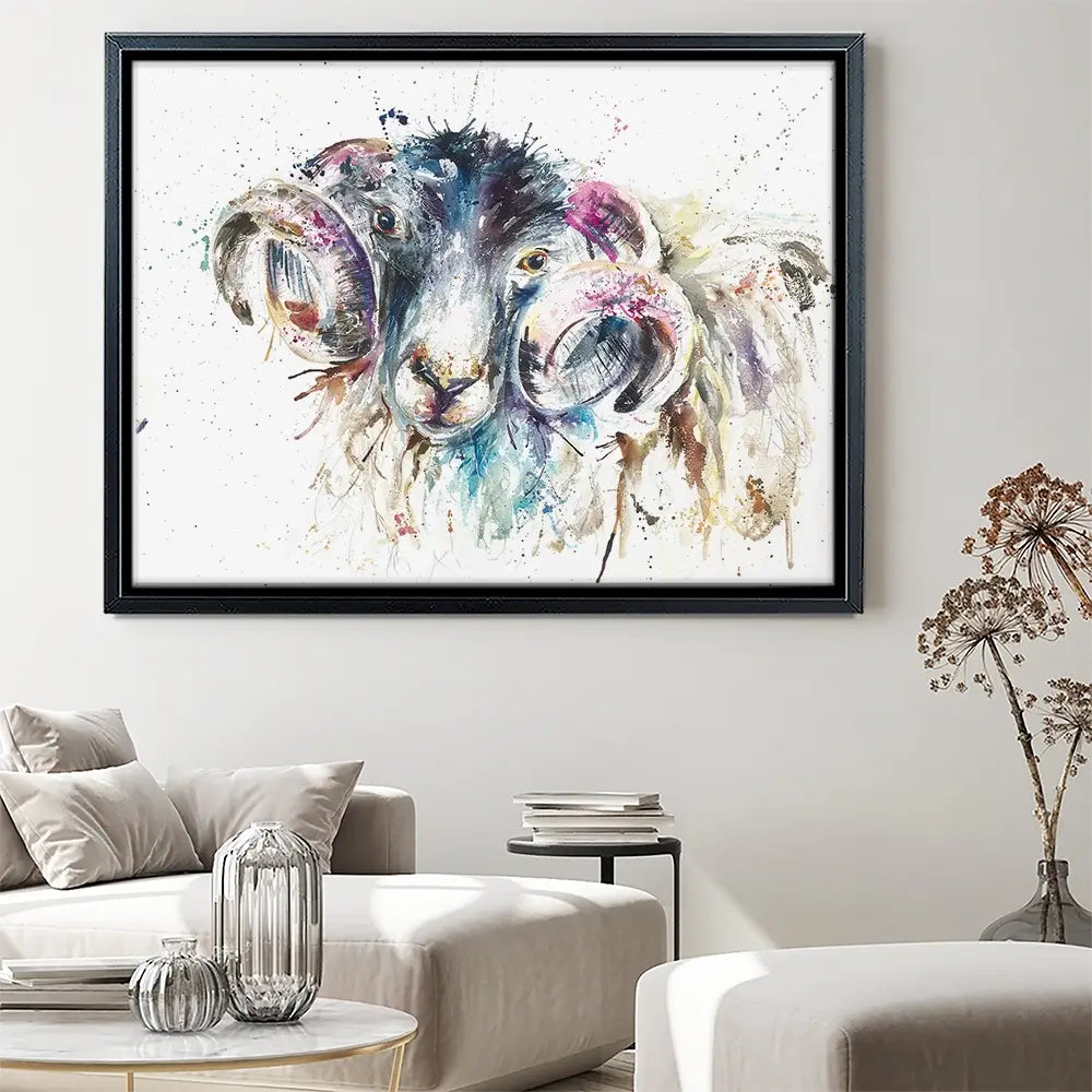 Ram Canvas Print Ram Canvas Print wall art product Nicola Jane Rowles