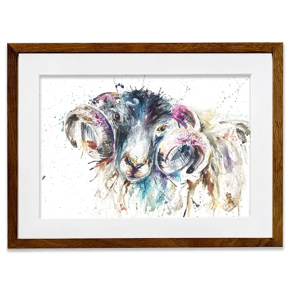 Ram Framed Art Print Ram Framed Art Print wall art product Nicola Jane Rowles