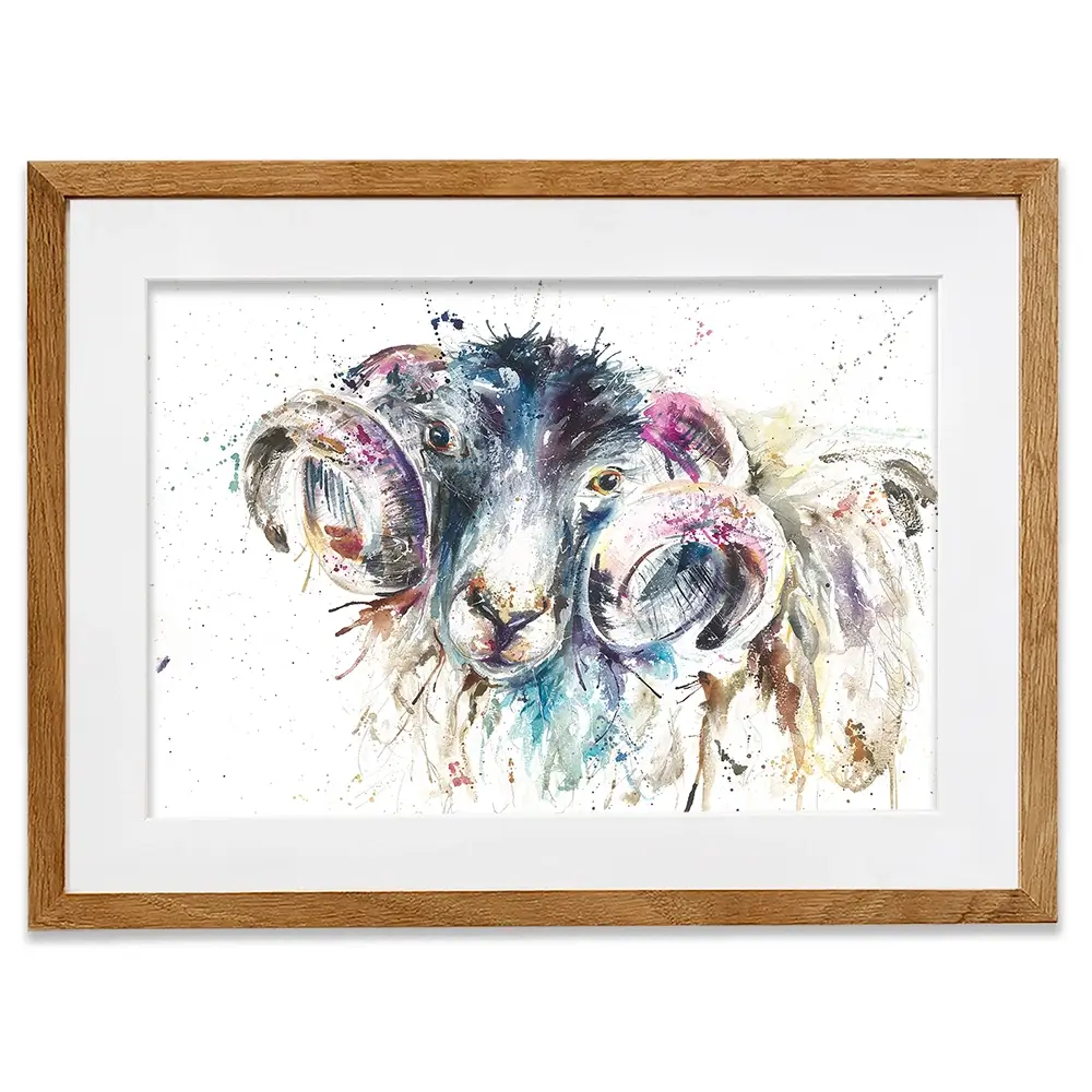 Ram Framed Art Print Ram Framed Art Print wall art product Nicola Jane Rowles