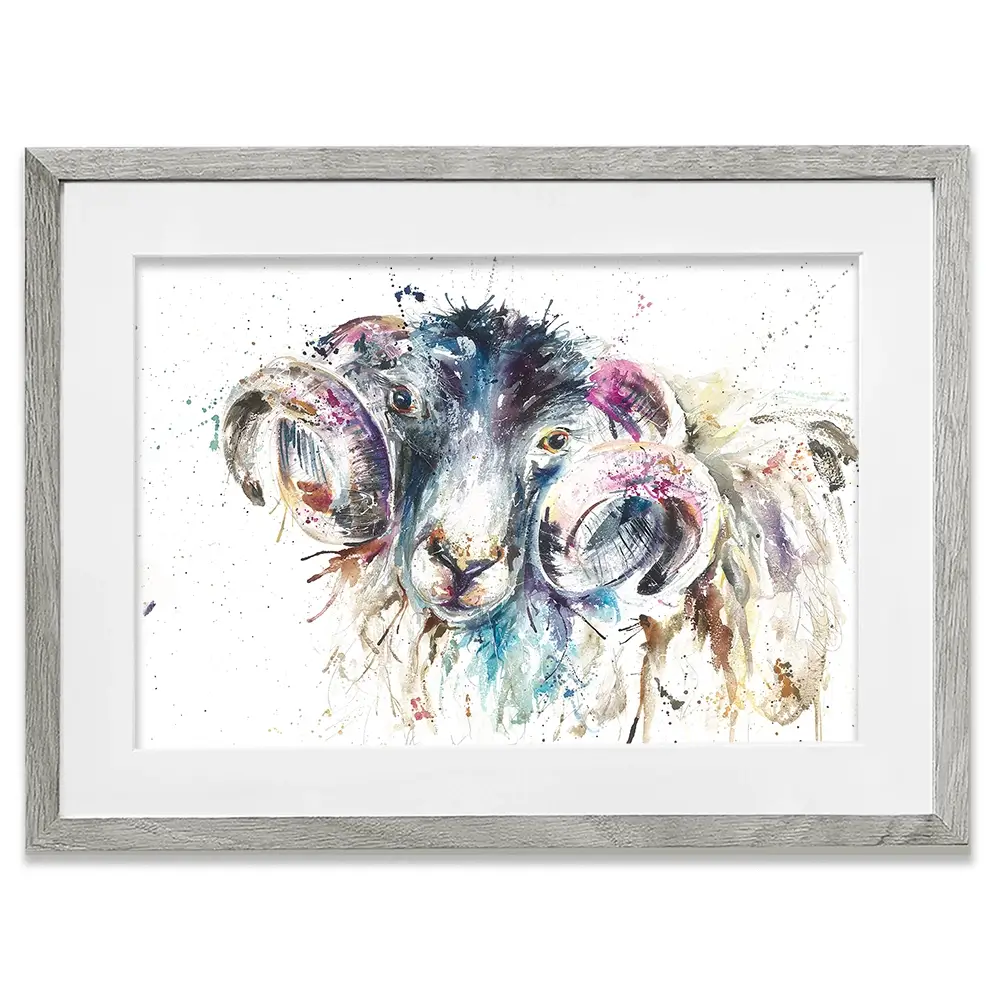 Ram Framed Art Print Ram Framed Art Print wall art product Nicola Jane Rowles