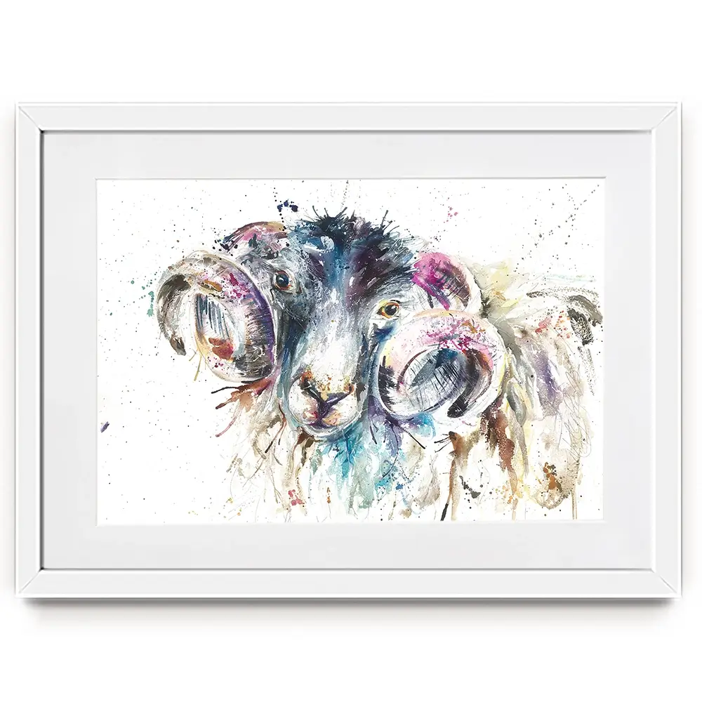 Ram Framed Art Print Ram Framed Art Print wall art product Nicola Jane Rowles
