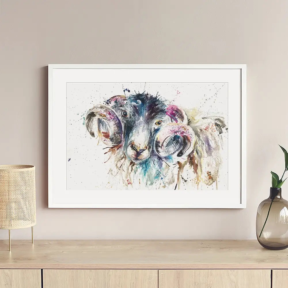 Ram Framed Art Print Ram Framed Art Print wall art product Nicola Jane Rowles