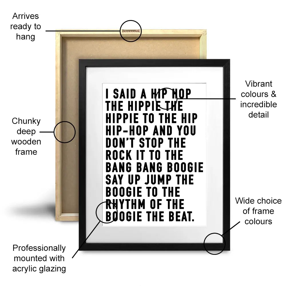 Rappers Delight Framed Art Print Rappers Delight Framed Art Print wall art product K Lyon