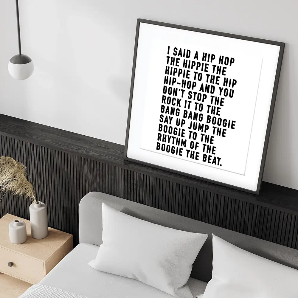 Rappers Delight Square Framed Art Print Rappers Delight Square Framed Art Print wall art product Independent