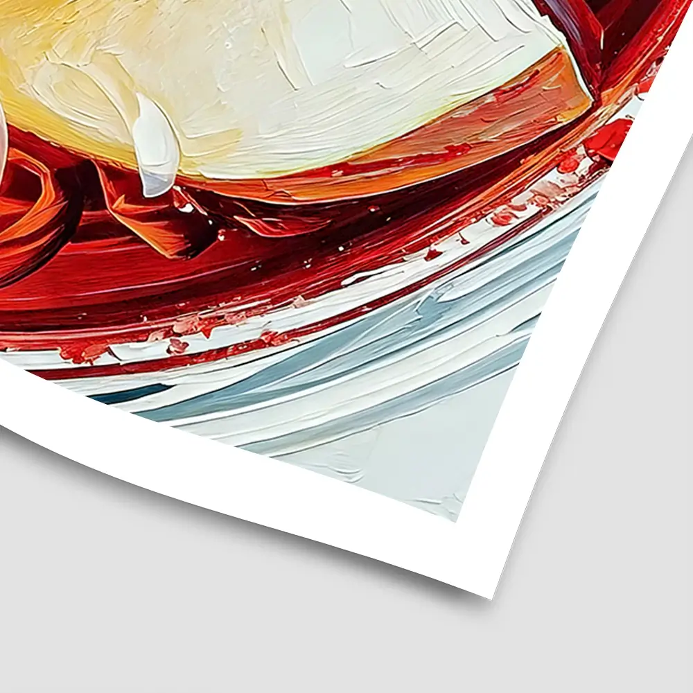Raspberry Negroni Cocktail Square Art Print Raspberry Negroni Cocktail Square Art Print wall art product David Alexander Elder