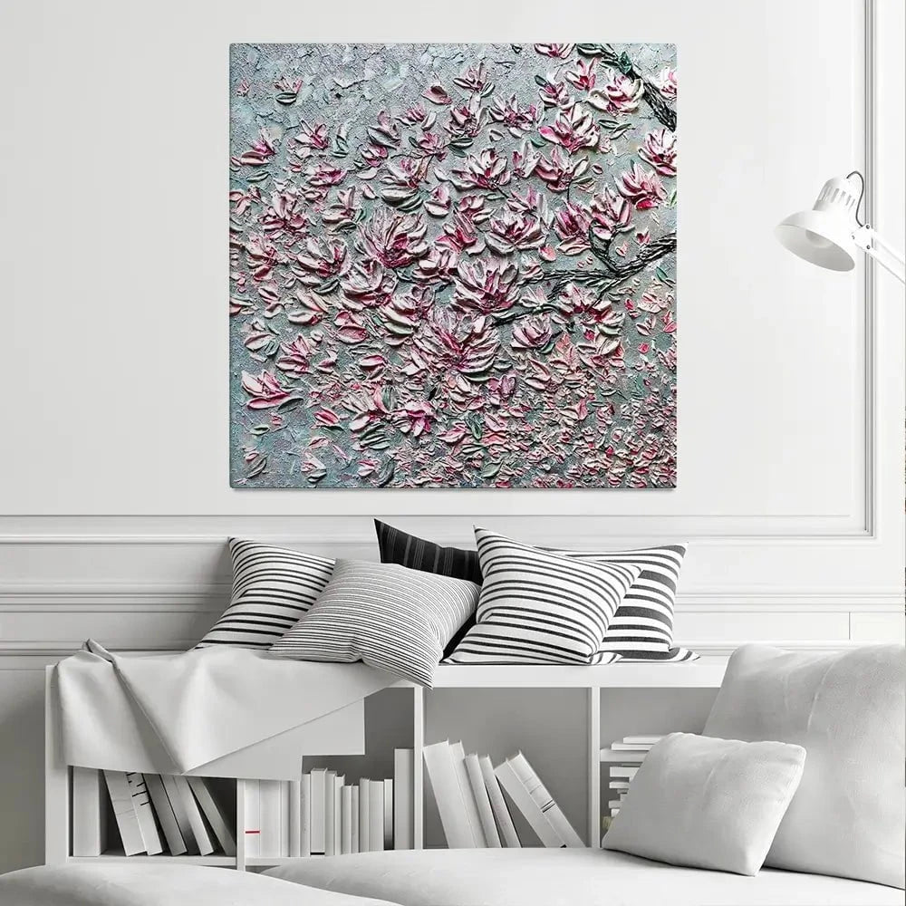 Reach Square Canvas Print Reach Square Canvas Print wall art product Nada Khatib