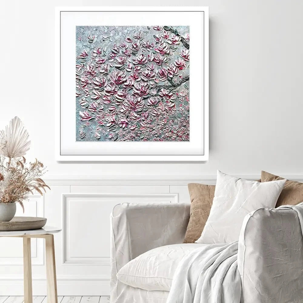 Reach Square Framed Art Print Reach Square Framed Art Print wall art product Nada Khatib