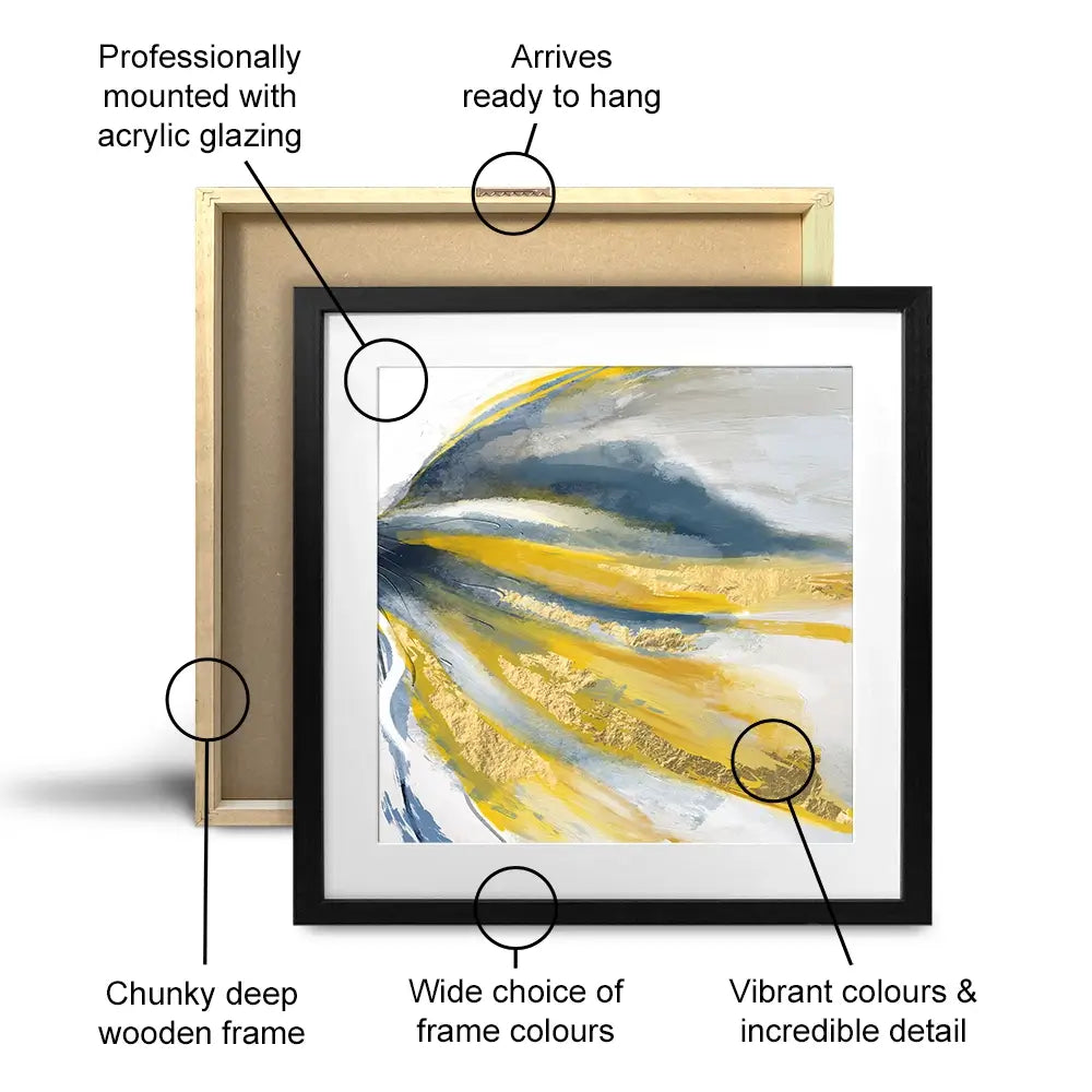 Reaching Out Square Framed Art Print Reaching Out Square Framed Art Print wall art product Artone Graphica / Shutterstock