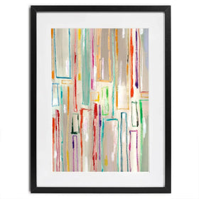 Rectangles Framed Art Print Rectangles Framed Art Print wall art product Studio Paint-Ing
