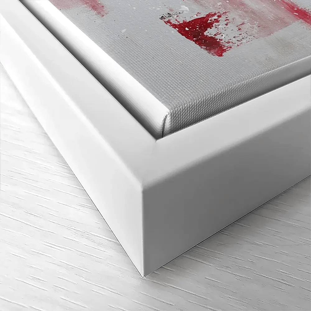 Red Brush Strokes Canvas Print Red Brush Strokes Canvas Print wall art product Elizabeth White