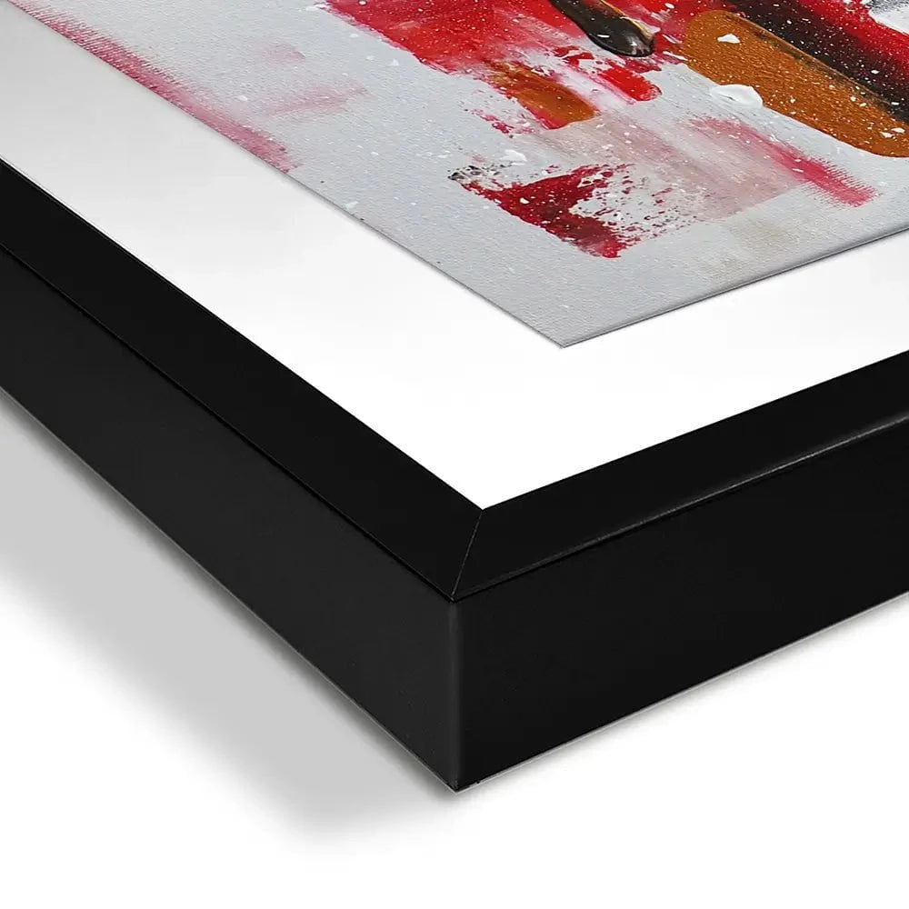 Red Brush Strokes Framed Art Print Red Brush Strokes Framed Art Print wall art product Elizabeth White