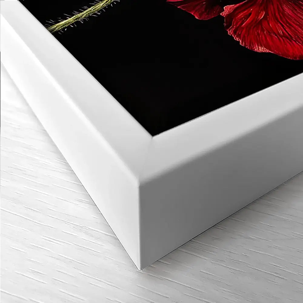 Red Flowers Trio Canvas Print Red Flowers Trio Canvas Print wall art product Violeta Allaberdieva