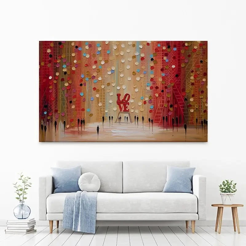 Red Love Canvas Print Red Love Canvas Print wall art product Ekaterina Ermilkina