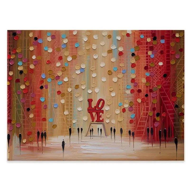 Red Love Canvas Print Red Love Canvas Print wall art product Ekaterina Ermilkina