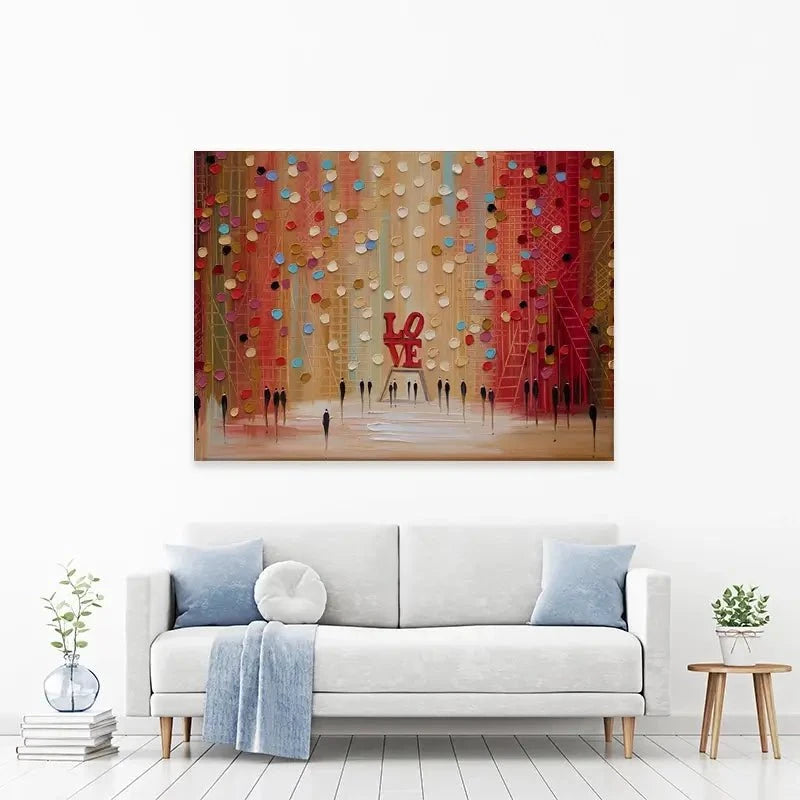 Red Love Canvas Print Red Love Canvas Print wall art product Ekaterina Ermilkina