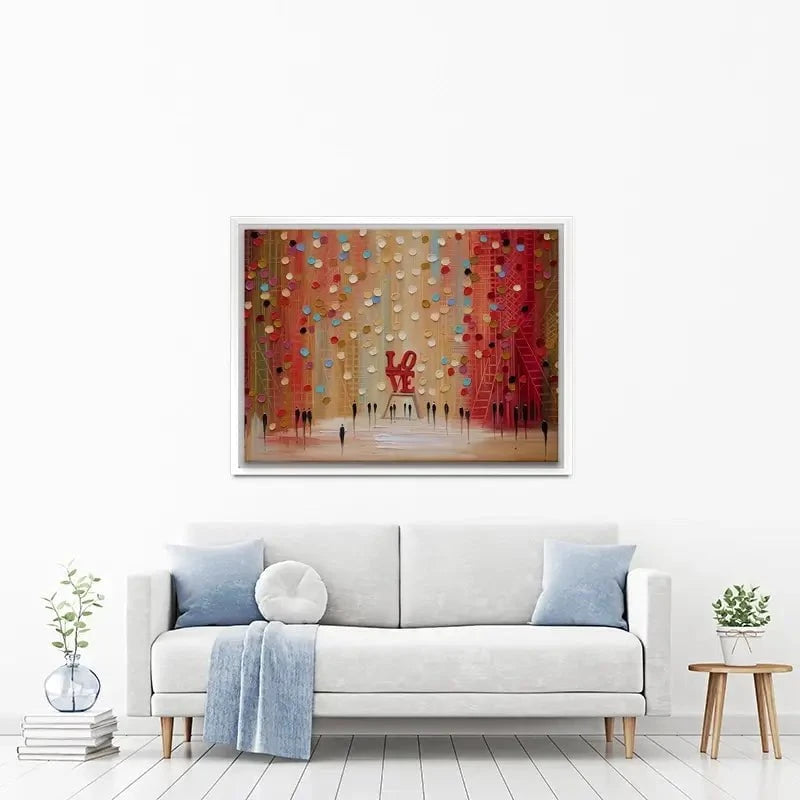 Red Love Canvas Print Red Love Canvas Print wall art product Ekaterina Ermilkina