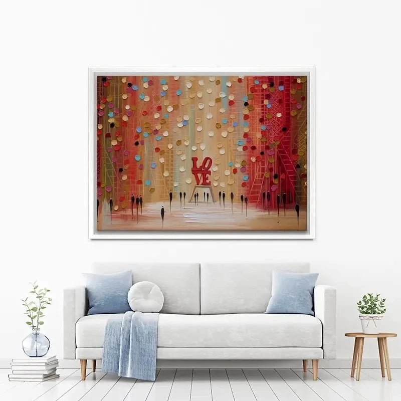 Red Love Canvas Print Red Love Canvas Print wall art product Ekaterina Ermilkina
