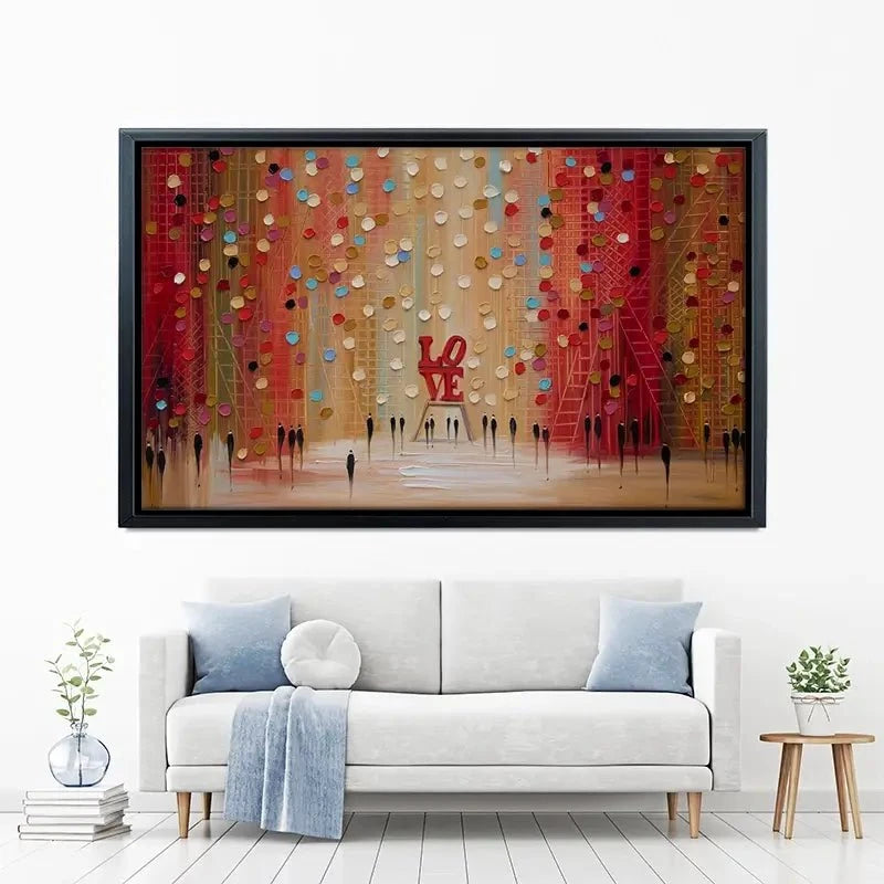 Red Love Canvas Print Red Love Canvas Print wall art product Ekaterina Ermilkina