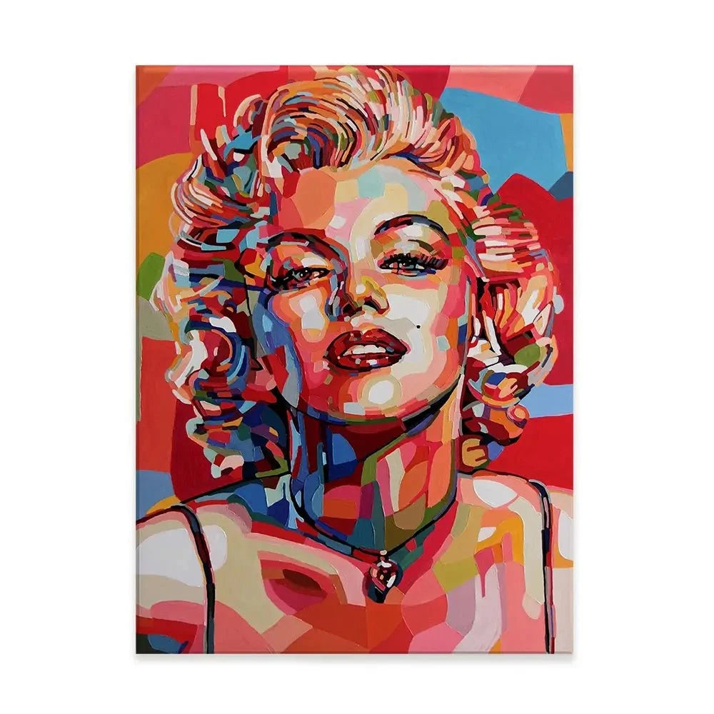 Red Marilyn Canvas Print Red Marilyn Canvas Print wall art product Art Print Shop