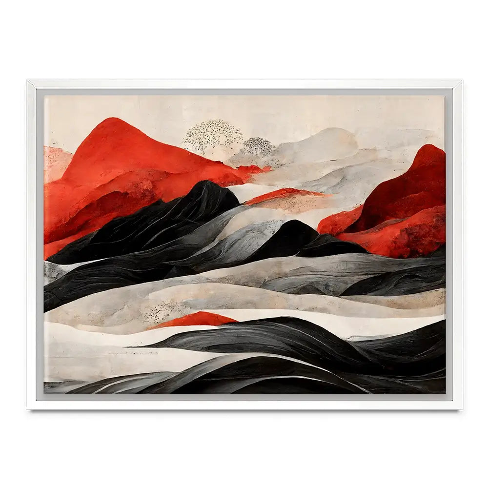 Red Mountains Canvas Print Red Mountains Canvas Print wall art product Treechild
