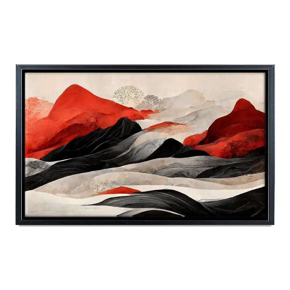 Red Mountains Canvas Print Red Mountains Canvas Print wall art product Treechild