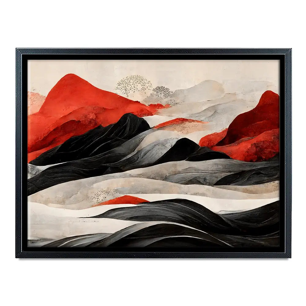 Red Mountains Canvas Print Red Mountains Canvas Print wall art product Treechild