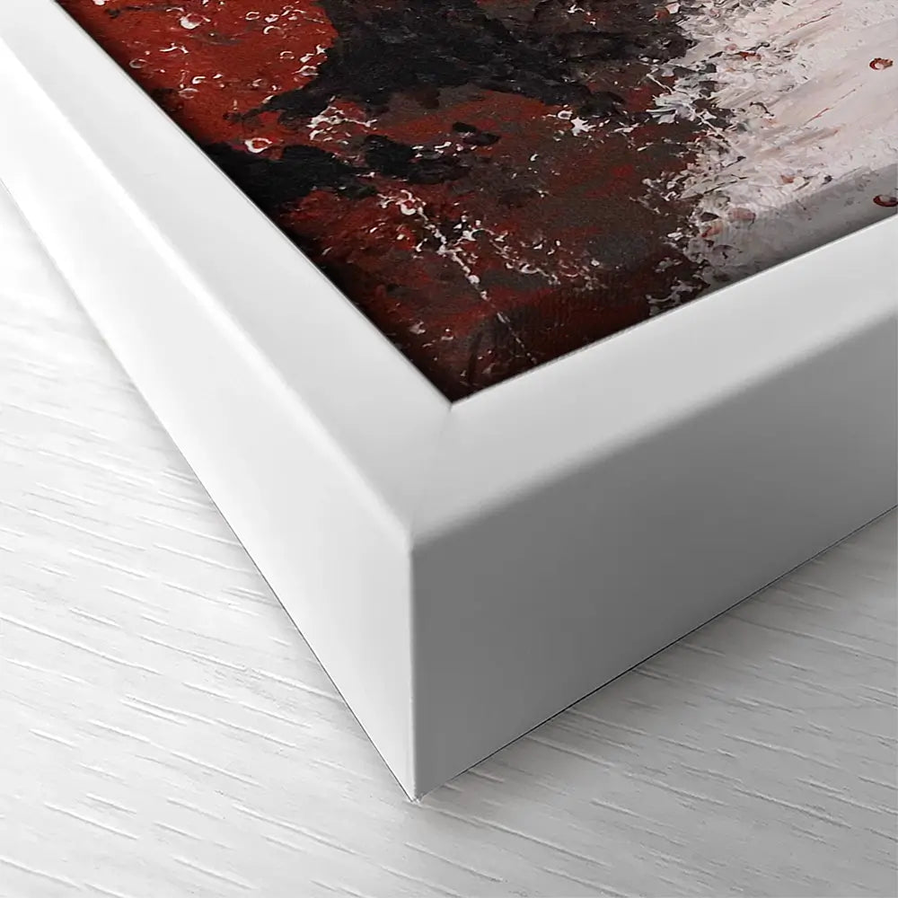 Red Rainy Day Square Canvas Print Red Rainy Day Square Canvas Print wall art product Tanya Stone / Shutterstock