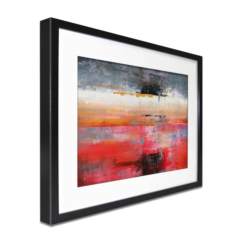 Red Reflection Framed Art Print Red Reflection Framed Art Print wall art product Studio Paint-Ing