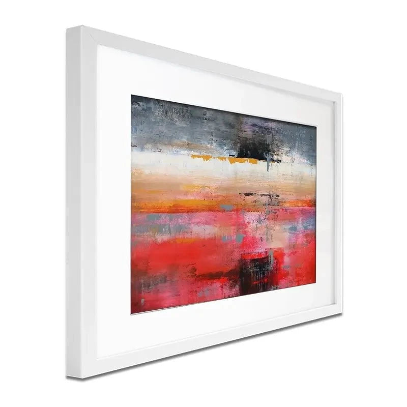 Red Reflection Framed Art Print Red Reflection Framed Art Print wall art product Studio Paint-Ing