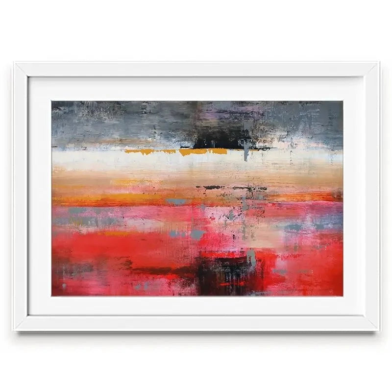 Red Reflection Framed Art Print Red Reflection Framed Art Print wall art product Studio Paint-Ing