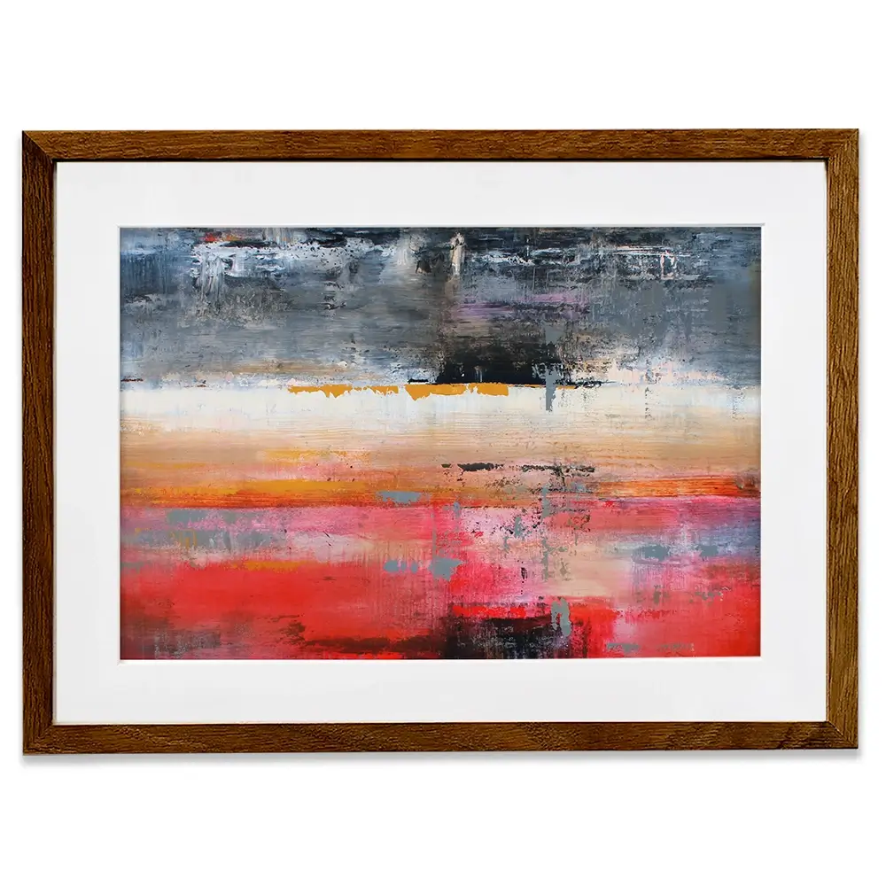 Red Reflection Framed Art Print Red Reflection Framed Art Print wall art product Studio Paint-Ing