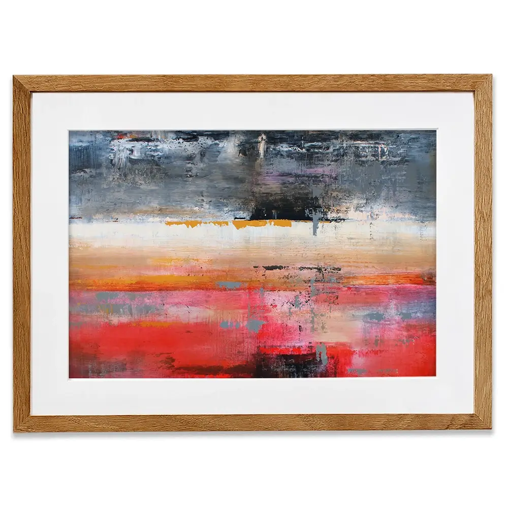 Red Reflection Framed Art Print Red Reflection Framed Art Print wall art product Studio Paint-Ing