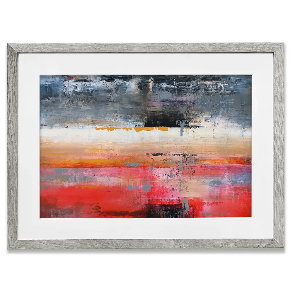 Red Reflection Framed Art Print Red Reflection Framed Art Print wall art product Studio Paint-Ing