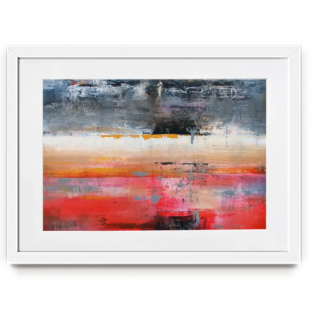 Red Reflection Framed Art Print Red Reflection Framed Art Print wall art product Studio Paint-Ing