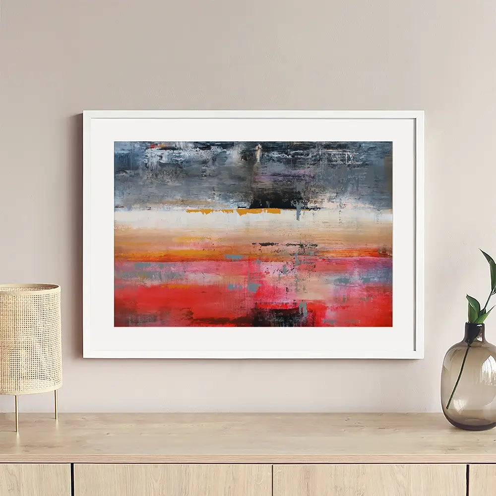 Red Reflection Framed Art Print Red Reflection Framed Art Print wall art product Studio Paint-Ing