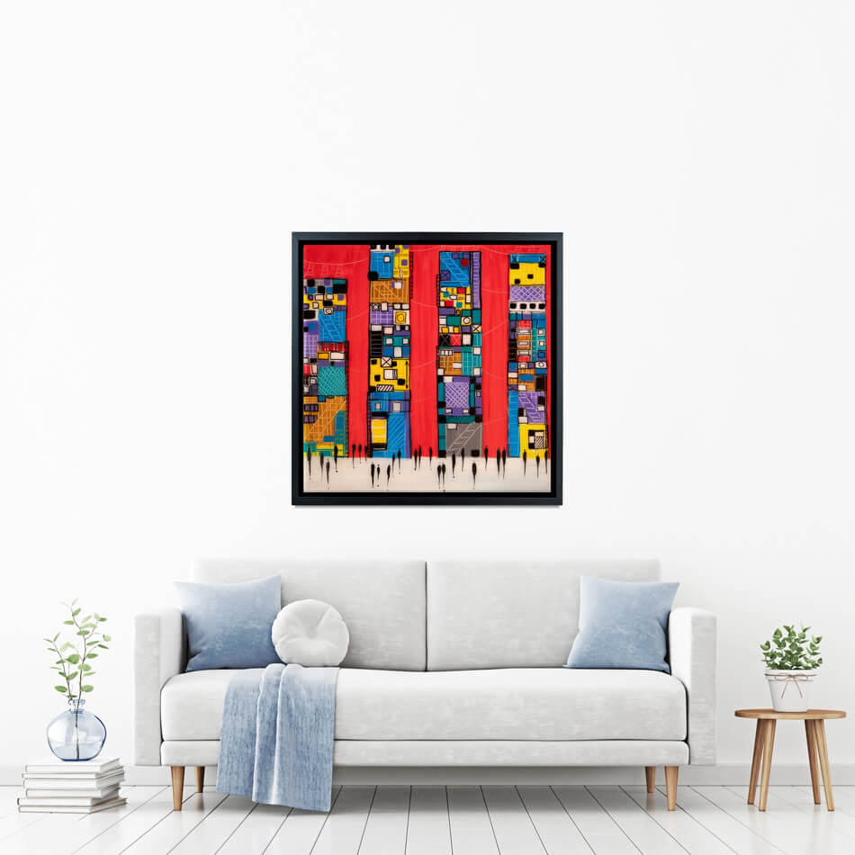 Red Sky Canvas Print Red Sky Canvas Print wall art product Ekaterina Ermilkina