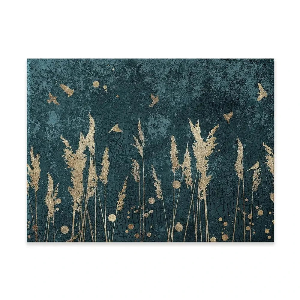 Reeds And Birds Canvas Print Reeds And Birds Canvas Print wall art product Svarti / Shutterstock