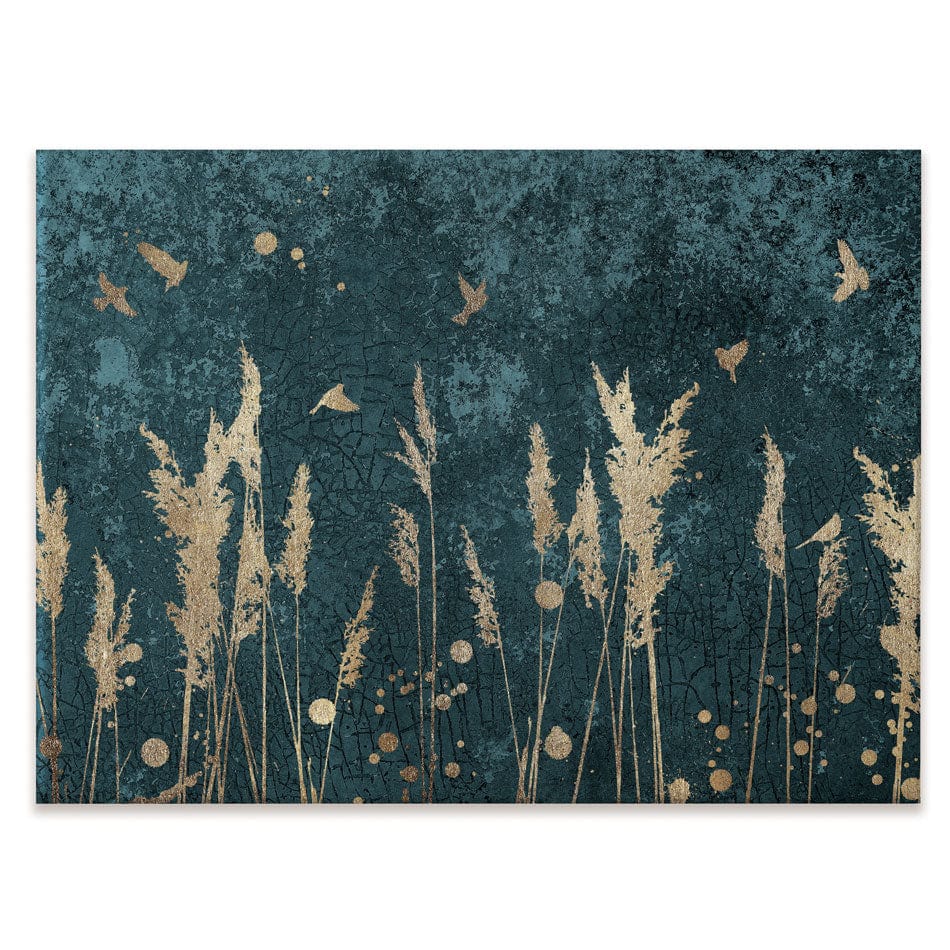 Reeds And Birds Canvas Print wall art product Svarti / Shutterstock