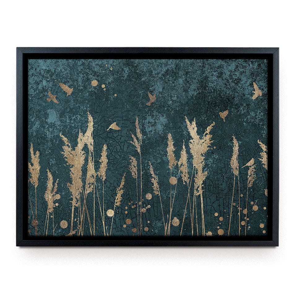Reeds And Birds Canvas Print wall art product Svarti / Shutterstock