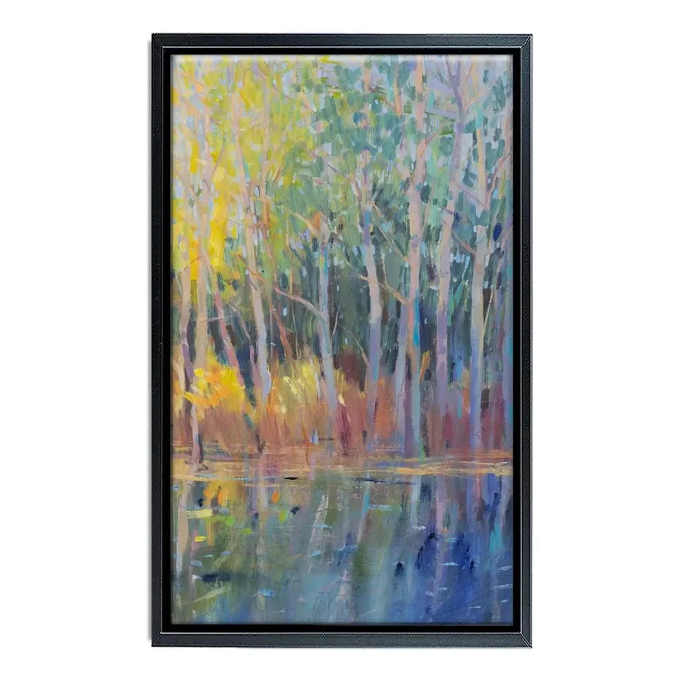 Reflected Trees Canvas Print Reflected Trees Canvas Print wall art product Tim O'Toole